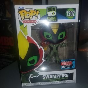 Funko POP Swampfire 1202 NYCC 2022 Exclusive Ben 10 Alien Force